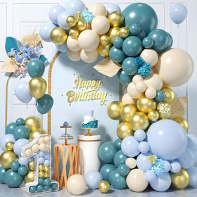 Retro Sea Blue Balloon Kit