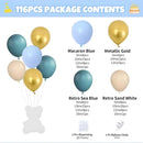 Retro Sea Blue Balloon Kit-3