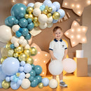 Retro Sea Blue Balloon Kit-2