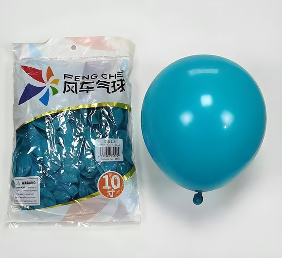 Turqueza 115 - 10 Inch Balloons