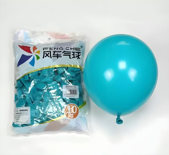 Caribbean Blue 116 - 10 Inch Balloons