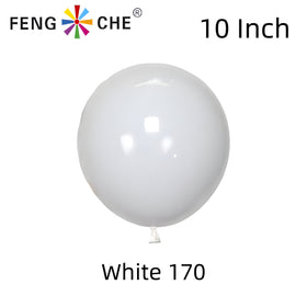 White 170 - 10 Inch Balloons