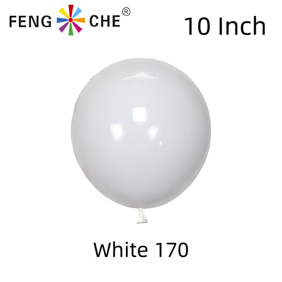 White 170 - 10 Inch Balloons