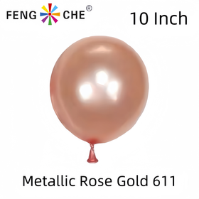 Metallic Rose Gold 611 - 10 Inch Balloons