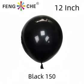 Black 150 - 12 Inch Balloons
