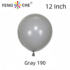 Gray 190 - 12 Inch Balloons
