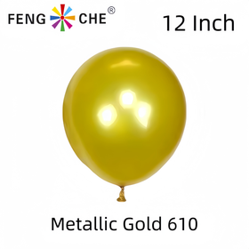 Metallic Gold 610 - 12 Inch Balloons