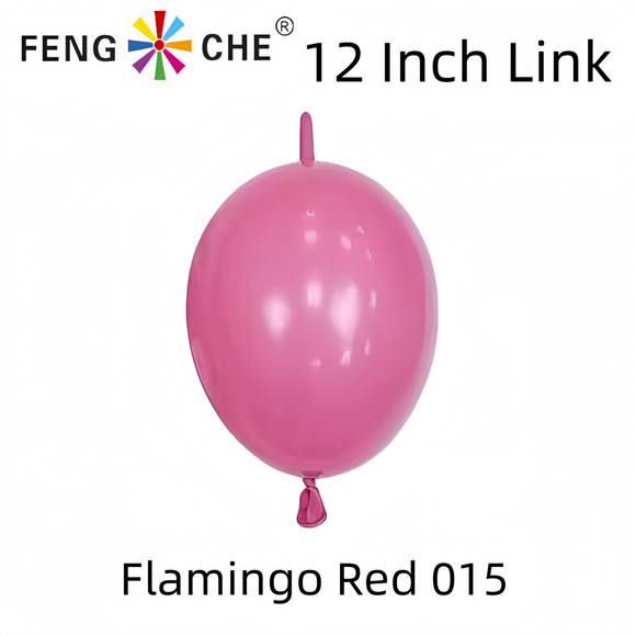 Flamingo Red 015 - 12 Inch Link Balloons
