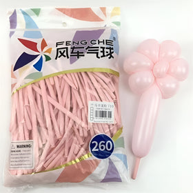 Macaroon Pink 710 - 260 Long Balloons