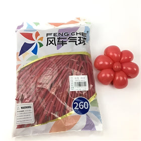 Red 010 - 260 Long Balloons