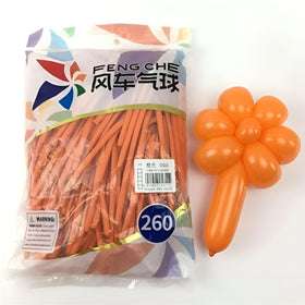 Orange 050 - 260 Long Balloons