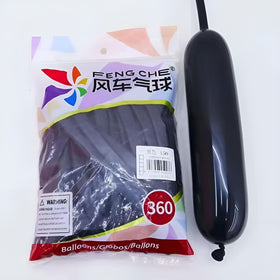 Black 150 - 360 Long Balloons