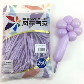 Macaroon Purple 760 - 260 Long Balloons
