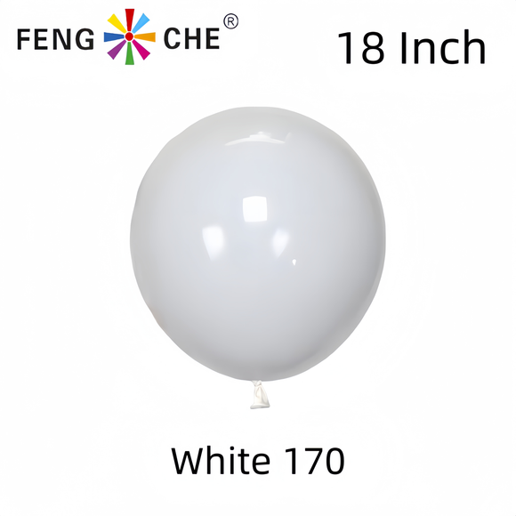 White 170 - 18 Inch Balloons