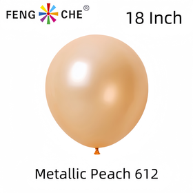 Metallic Peach 612- 18 Inch Balloons