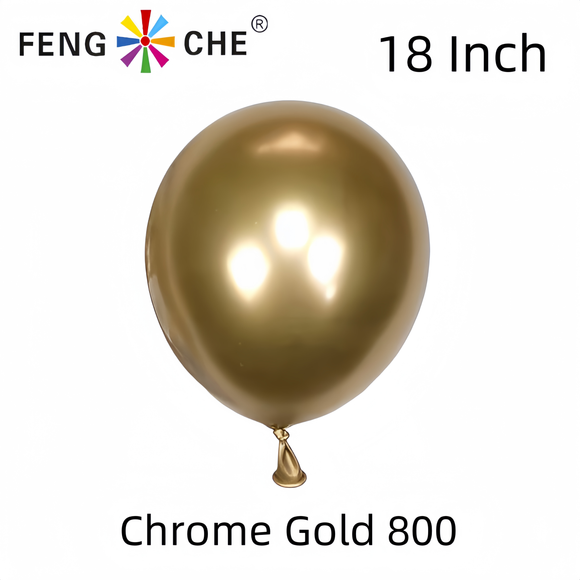 Chrome Gold 800 - 18 Inch Balloons