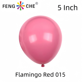 Flamingo Red 015 - 5 Inch Balloons