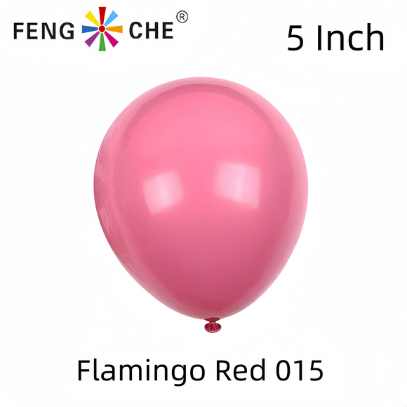Flamingo Red 015 - 5 Inch Balloons