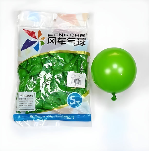 Lime Green 094 - 5 Inch Balloons