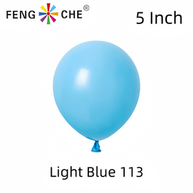 Light Blue 113 - 5 Inch Balloons