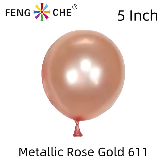 Metallic Rose Gold 611 - 5 Inch Balloons
