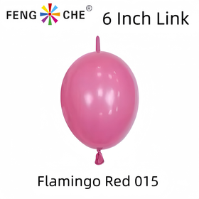 Flamingo Red 015 - 6 Inch Link Balloons