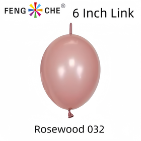 Rosewood 032 - 6 Inch Link Balloons